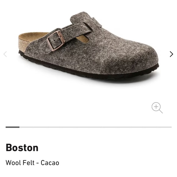 Birkenstock Boston Wool Clogs in Cacao - Picture 9 of 9